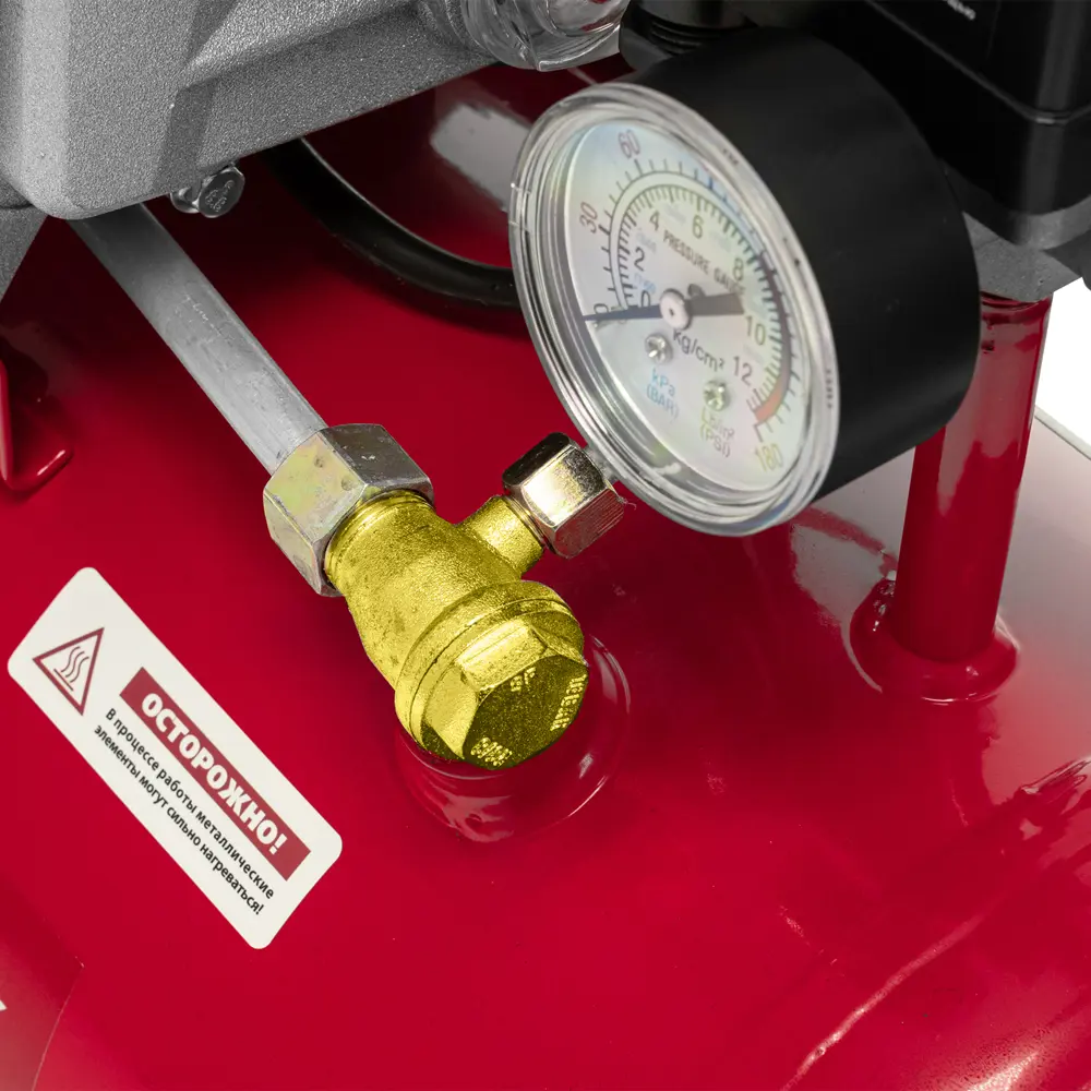 Компрессор сетевой поршневой масляный Kronwerk 58104, 24 л 220 л/мин STLM-2013757 - Вид №20