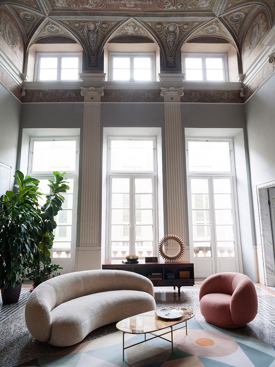 Круглый пуф из ткани Tacchini Julep ARCH-00006774 - Вид №3