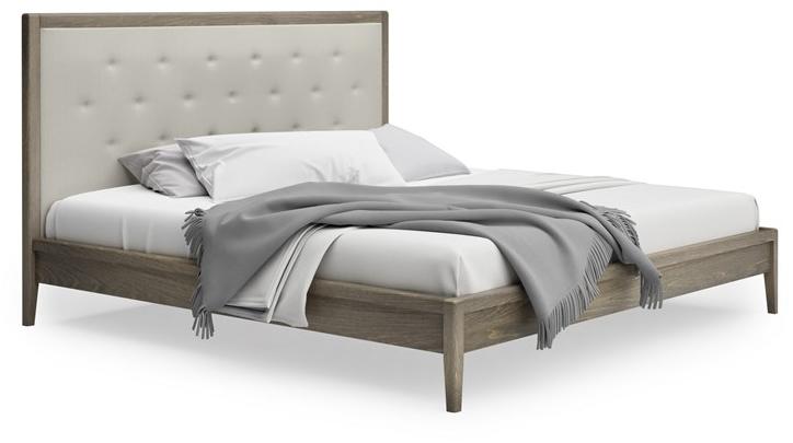 Huppé Кровать двуспальная из березы с тафтинговым изголовьем Edmond 1360u / 1380u HUPPE - Вид №1