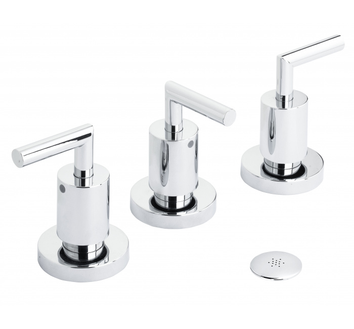 GENEBRE 68142 12 45 66 Widespread bidet mixer with transmission  - Вид №1