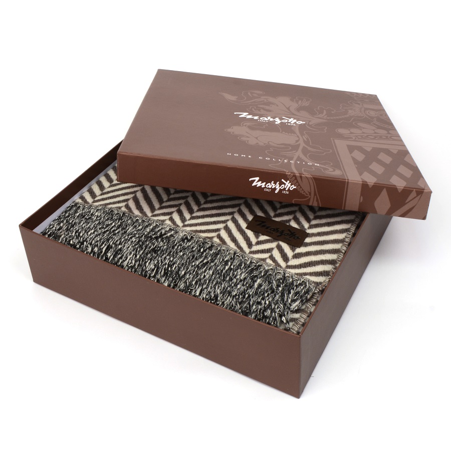 Плед Palladio, 130х180 см, коричневый MARZOTTO PALLADIO0002 - Вид №2