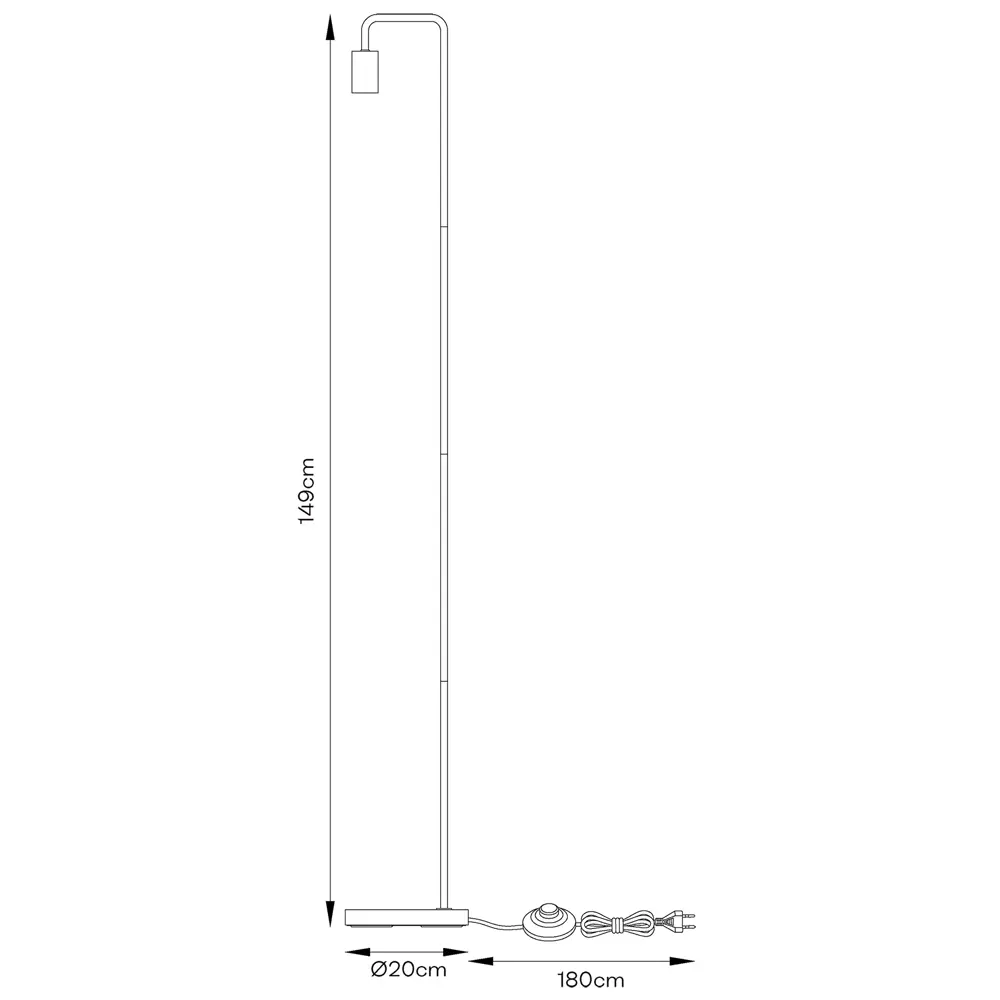 Торшер INSPIRE Lina — современный хай-тек для вашего интерьера 86493626 STLM-1521971 - Вид №9