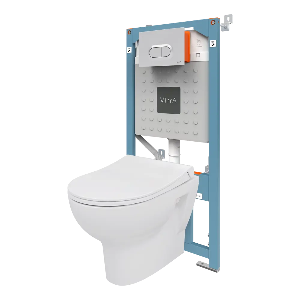 Комплект инсталляция с унитазом Vitra Stern 9016B003-7202 87071822 STLM-2020234