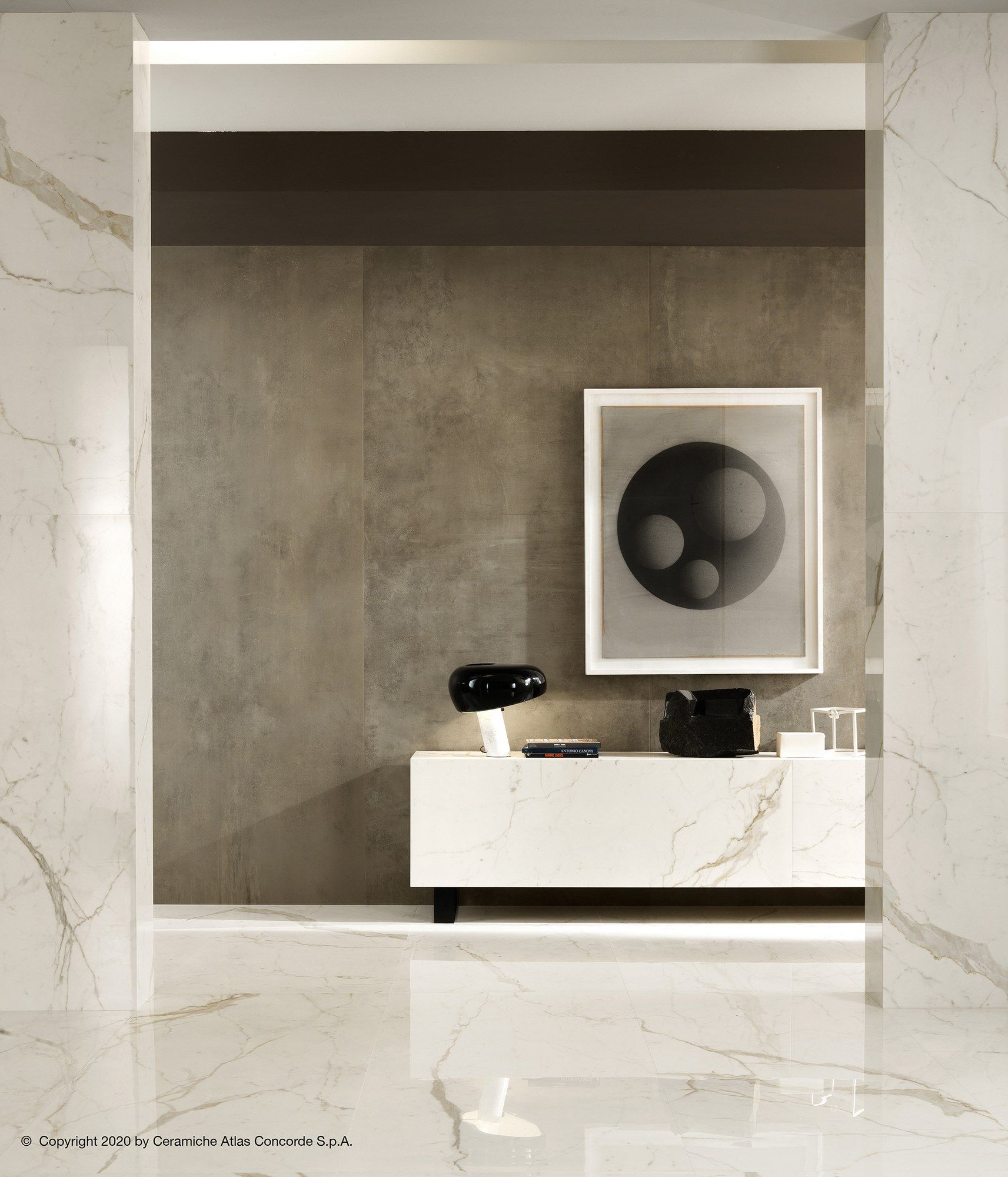 Пол из керамогранита с мраморным эффектом Atlas Concorde Marvel Shine ARCH-00045897 - Вид №16