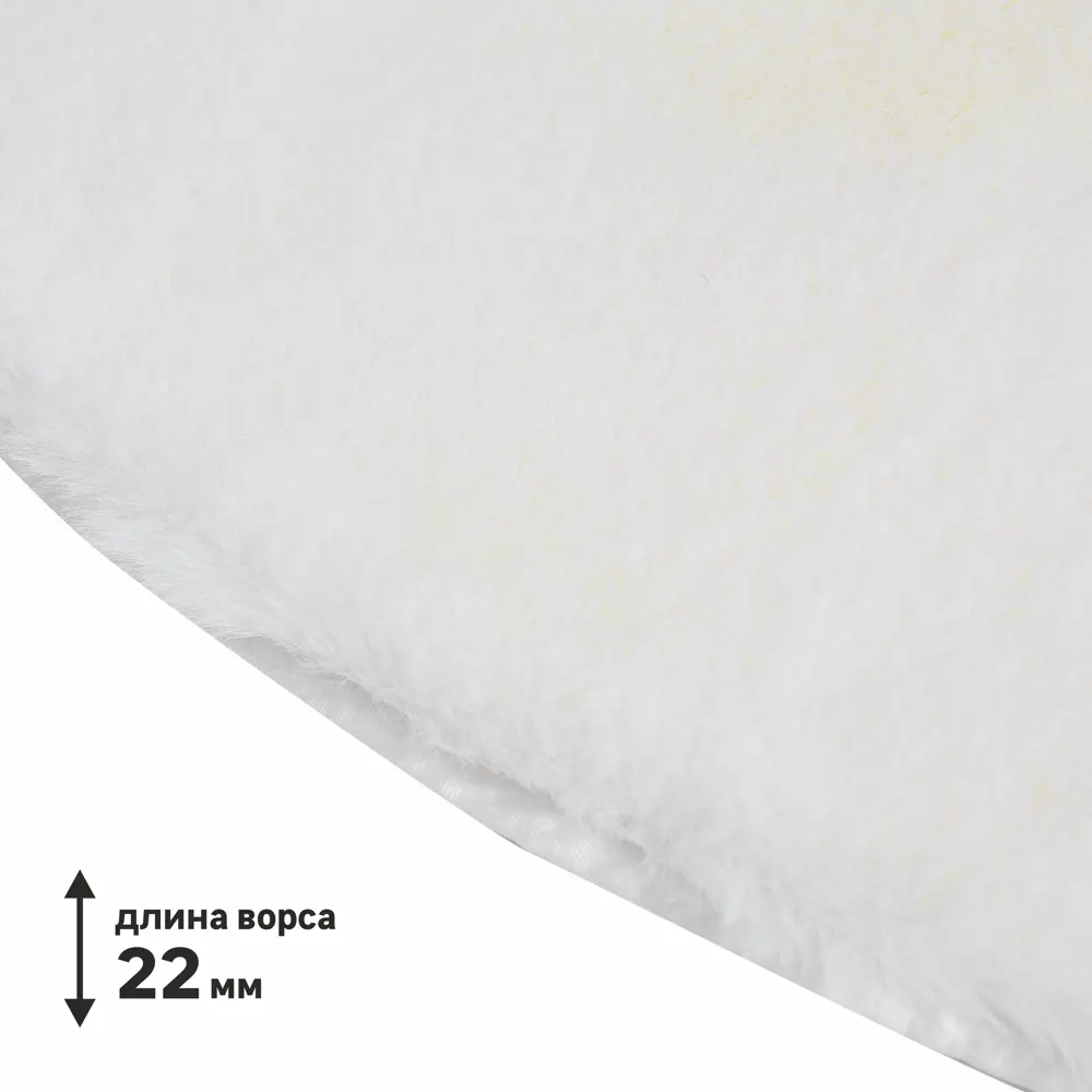 INSPIRE BIANCA — искусственная шкура белого цвета для уютного интерьера 83235399 STLM-0039672 - Вид №2