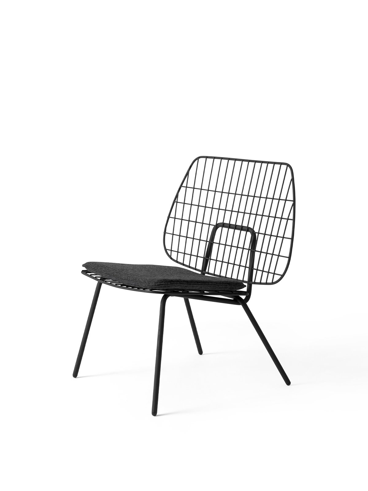 9500539 MENU WM String Lounge Chair Черный  - Вид №4