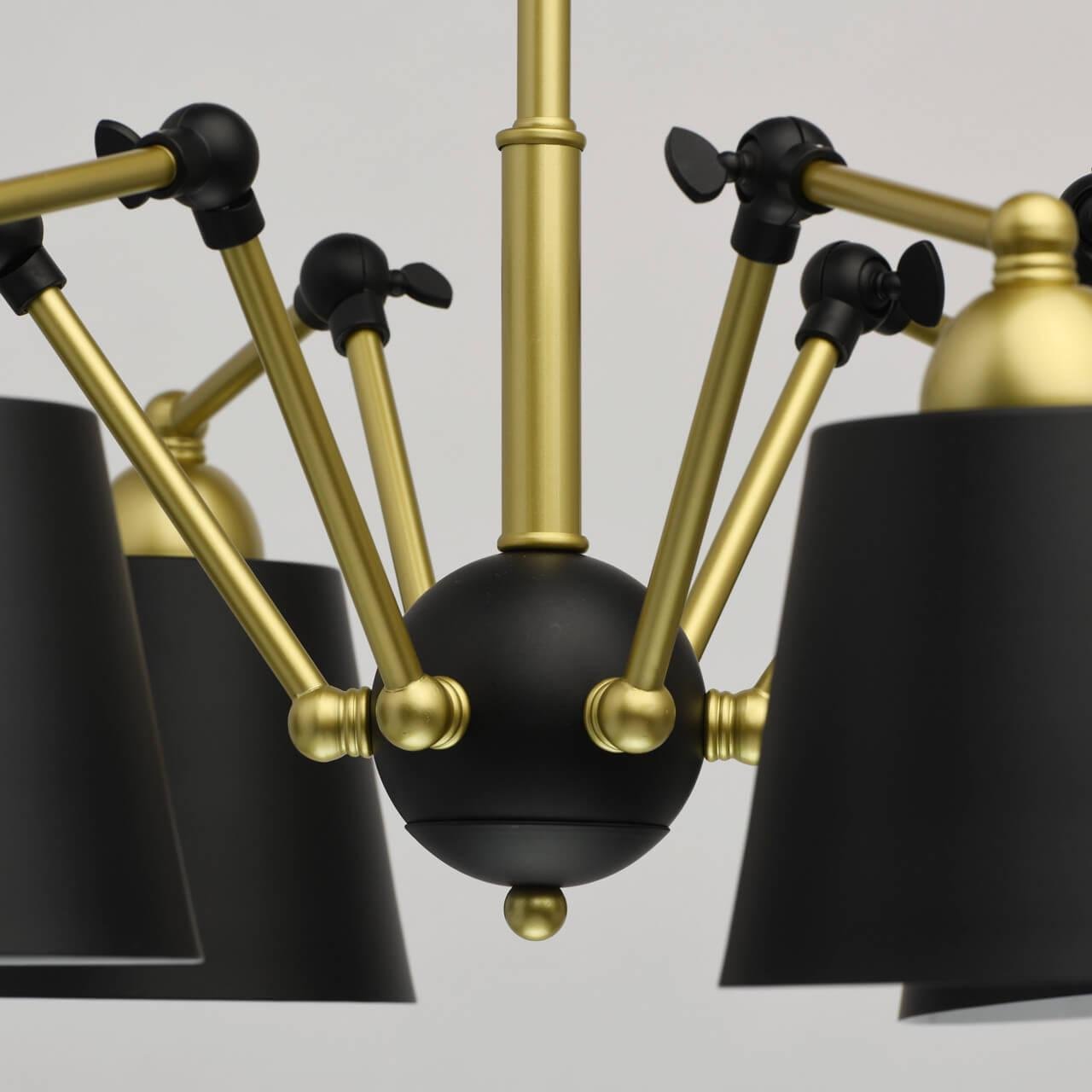 Потолочная люстра MW-Light Таун 5 691011506 черная MW-LIGHT ДИЗАЙНЕРСКИЕ, ТАУН 5 184232 Черный  - Вид №1