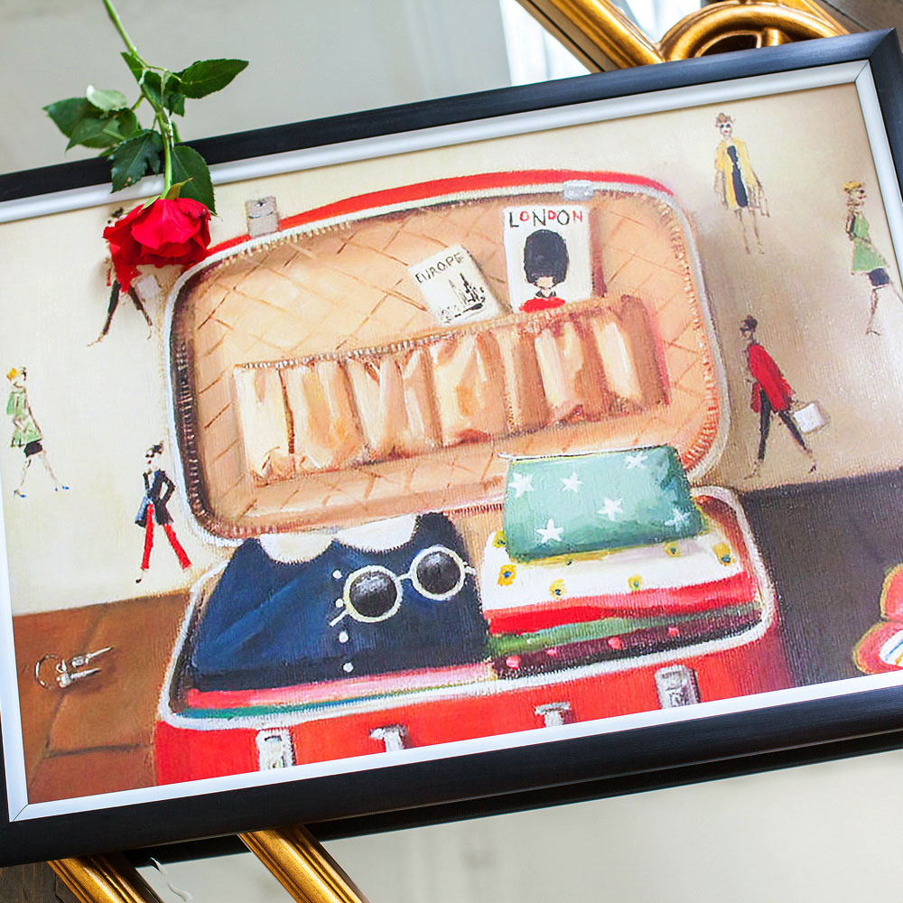 828199912_1818 Арт-постер "Первая остановка - Лондон" Object Desire  - Вид №1