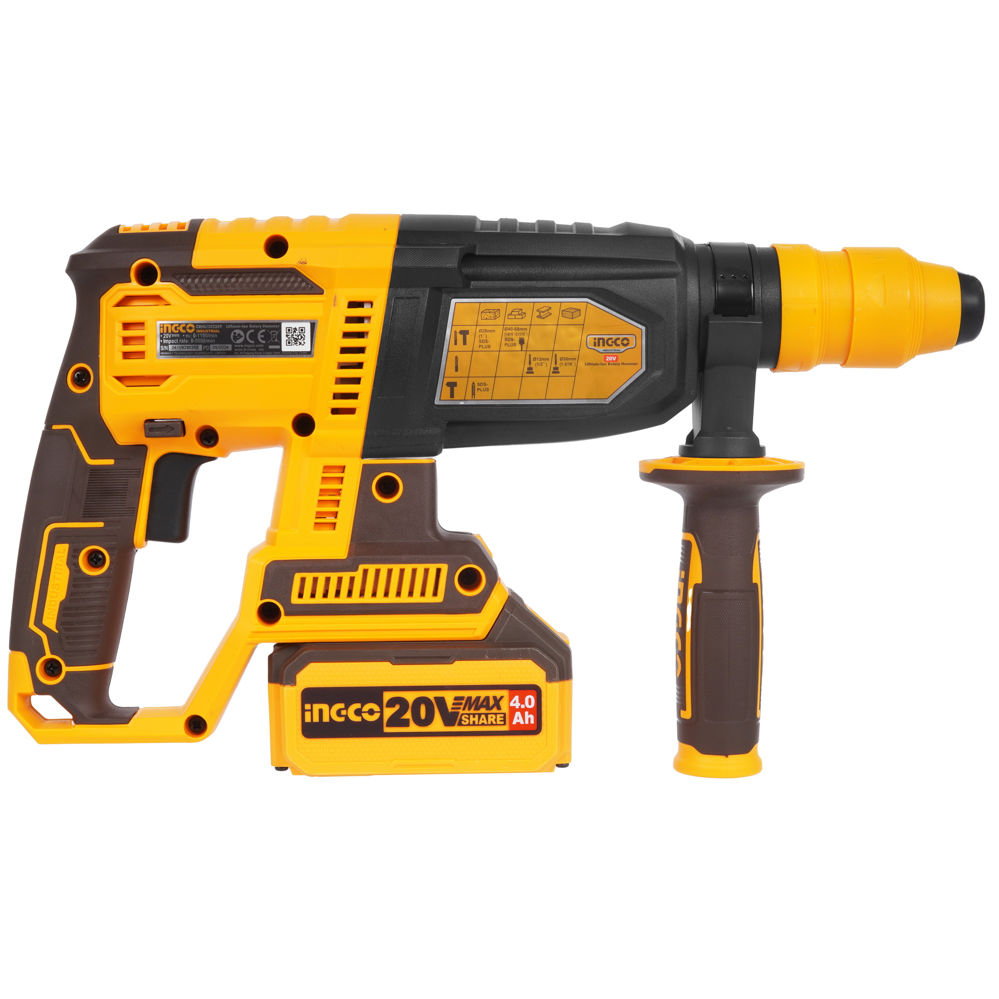 Перфоратор INGCO CRHLI202289 9213726 STDN-0141012 - Вид №2