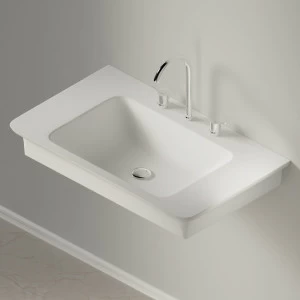 ACER10703RBB Подвесная раковина настенная прямоугольная Agape  белая