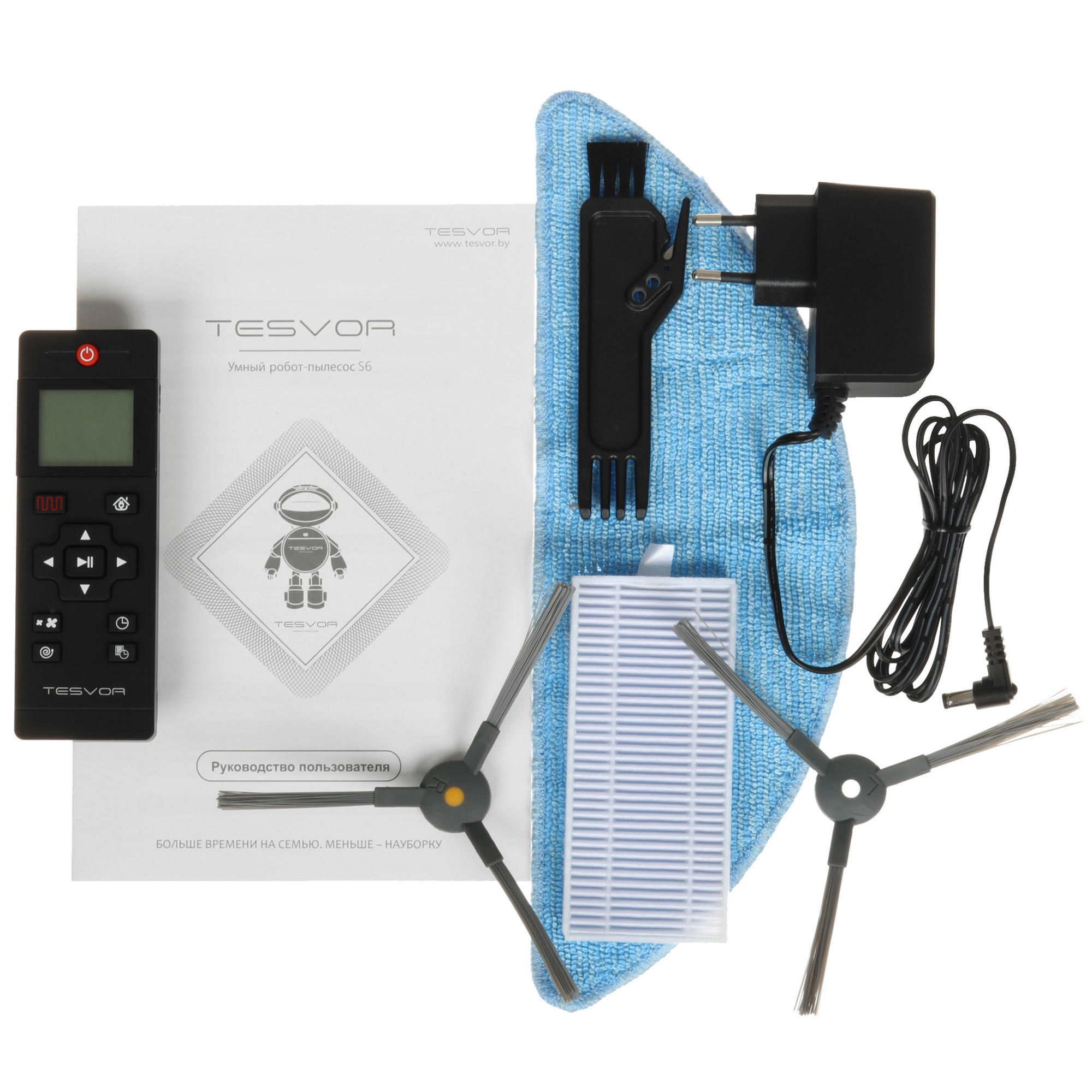9034143 Робот-пылесос Tesvor S6 синий STDN-0069412 - Вид №9
