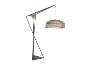 Алюминиевая напольная лампа