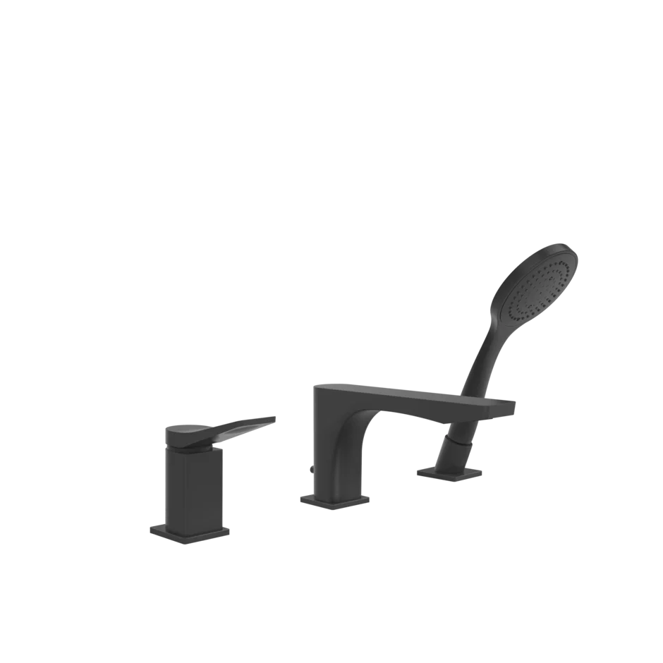 Смеситель для ванны 59037 299 Gessi Rilievo МАТОВО-ЧЕРНЫЙ 59037299