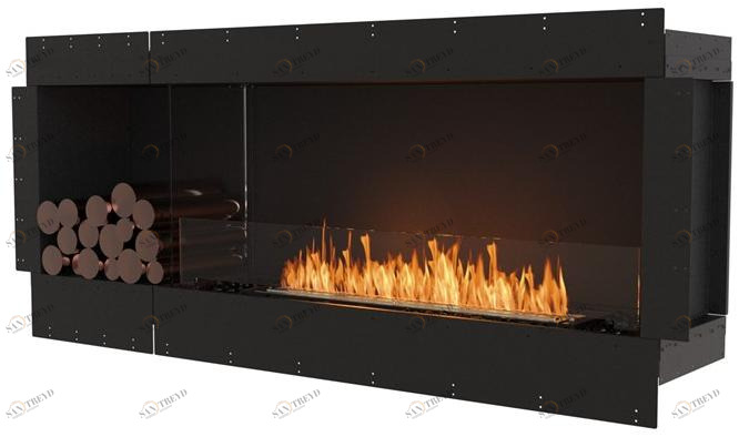 EcoSmart Fire Каминная топка на биоэтаноле из стали и стекла Flex single sided fireplaces sun-id-1346616