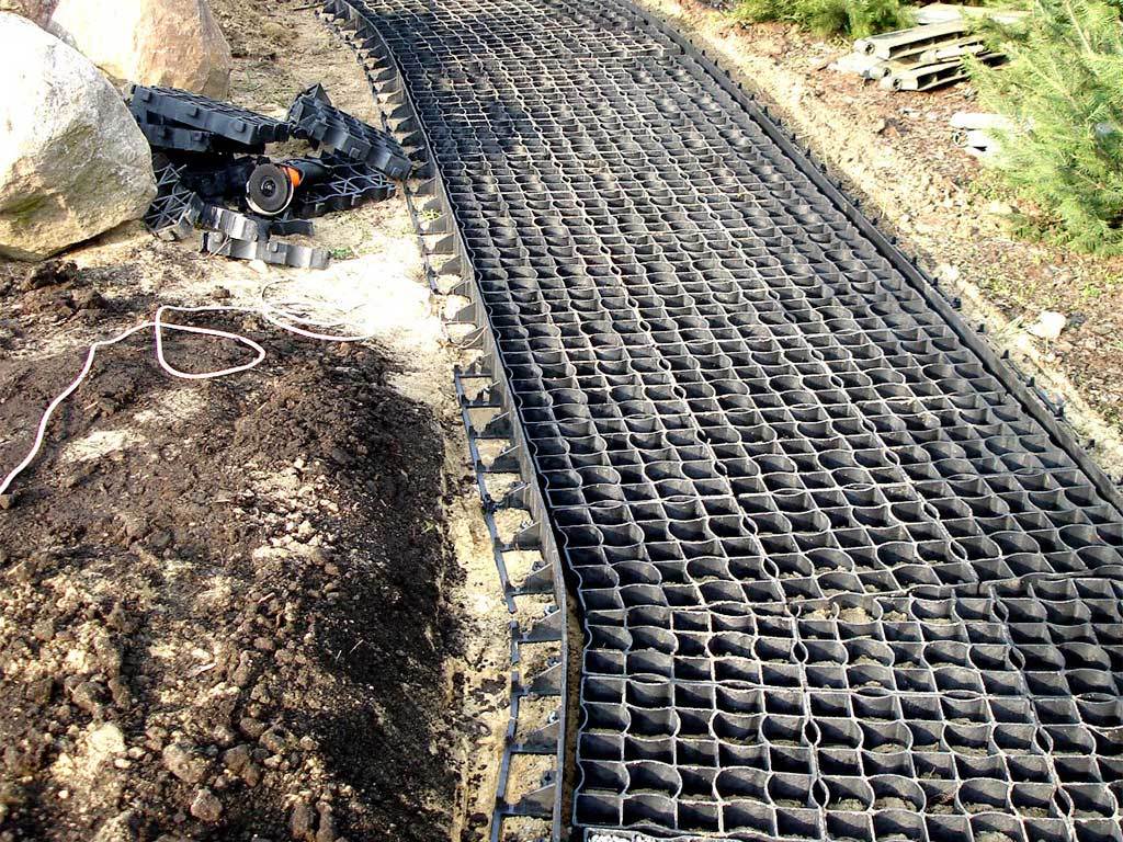 Пластиковый бордюр 78 мм, длина 1 м ГеоПластБорд GPBST-47 - Вид №8