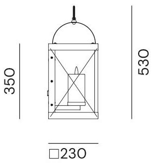 Il Fanale Бра для улицы из латуни Lanterne 265.13.oo - Вид №2