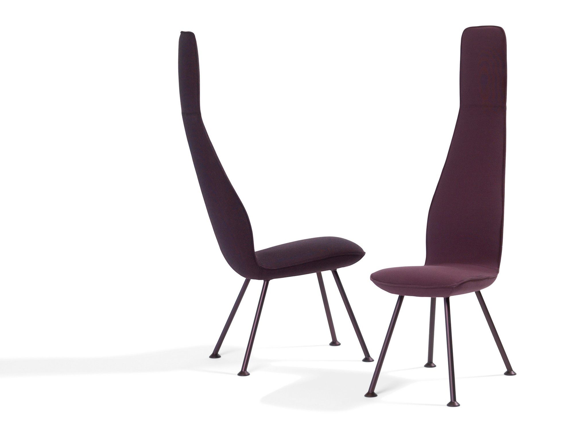 Стул из ткани с высокой спинкой Bla Station POPPE ARCH-00127269 - Вид №1