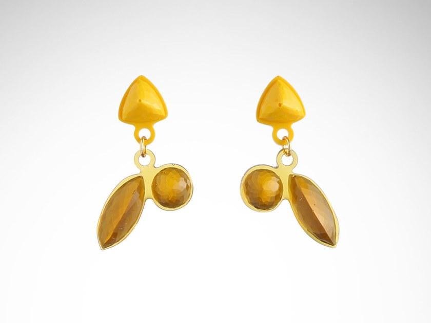 Corsi Design Серьги из смолы Long stones sun-id-1429054 - Вид №7