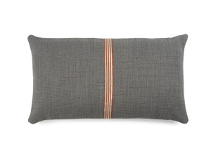 Прямоугольная подушка из льна и шерсти