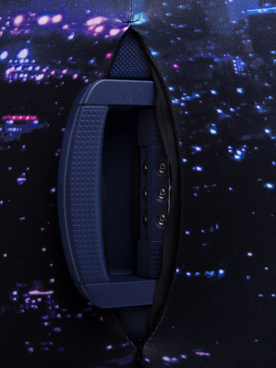 SP240 Megapolis-M/L Чехол для чемодана средний Megapolis M/L Routemark SP240  - Вид №4