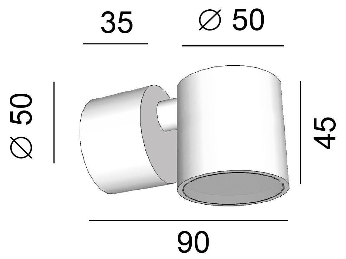Алюминиевый настенный светодиодный прожектор BEL-LIGHTING MICRO 1 ARCH-00107962 - Вид №4