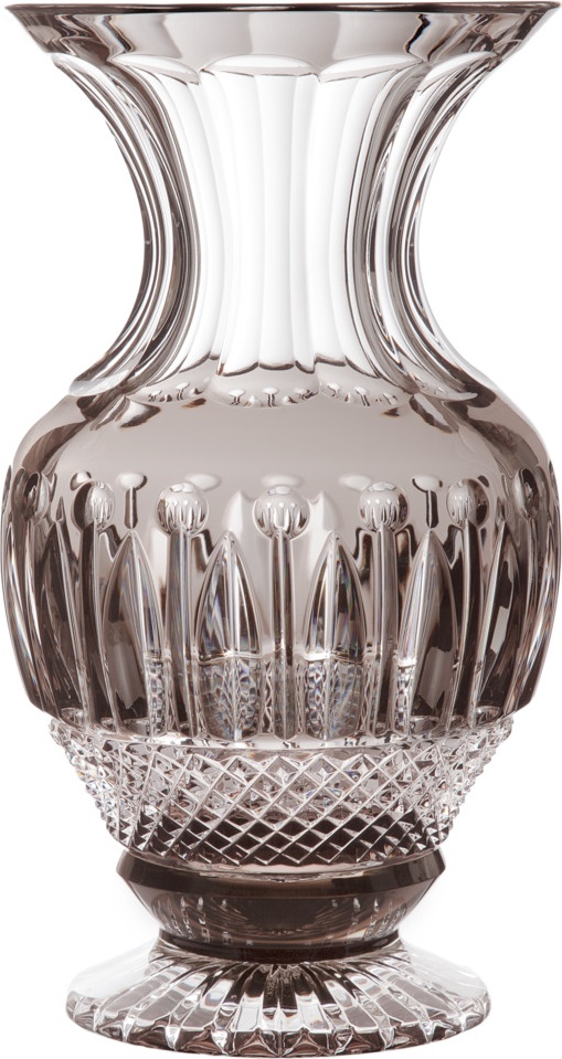 10651507 St. Louis Ваза St. Louis "Томми" 25см (серая) Хрусталь 