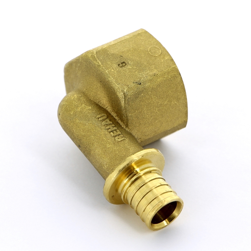 Угол надвижной В латунный REHAU 16x3/4" 137124 - Вид №3