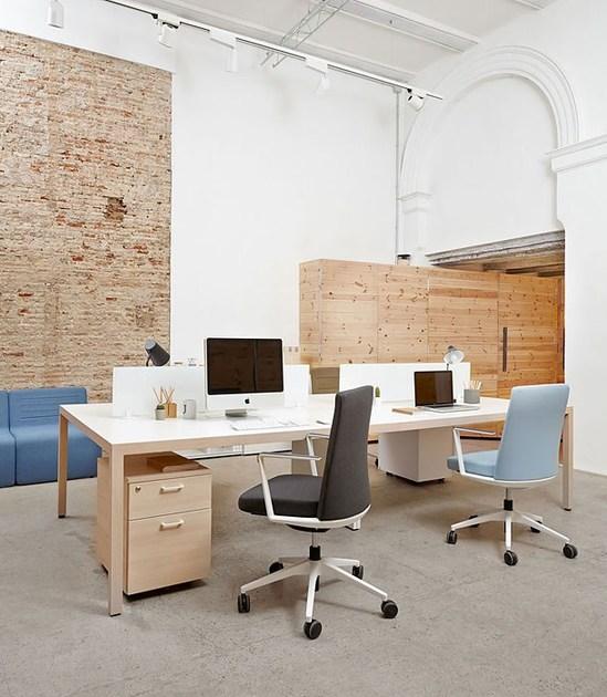 ACTIU Регулируемое по высоте офисное кресло с 5 спицами и колесами sun-id-1465237 - Вид №1