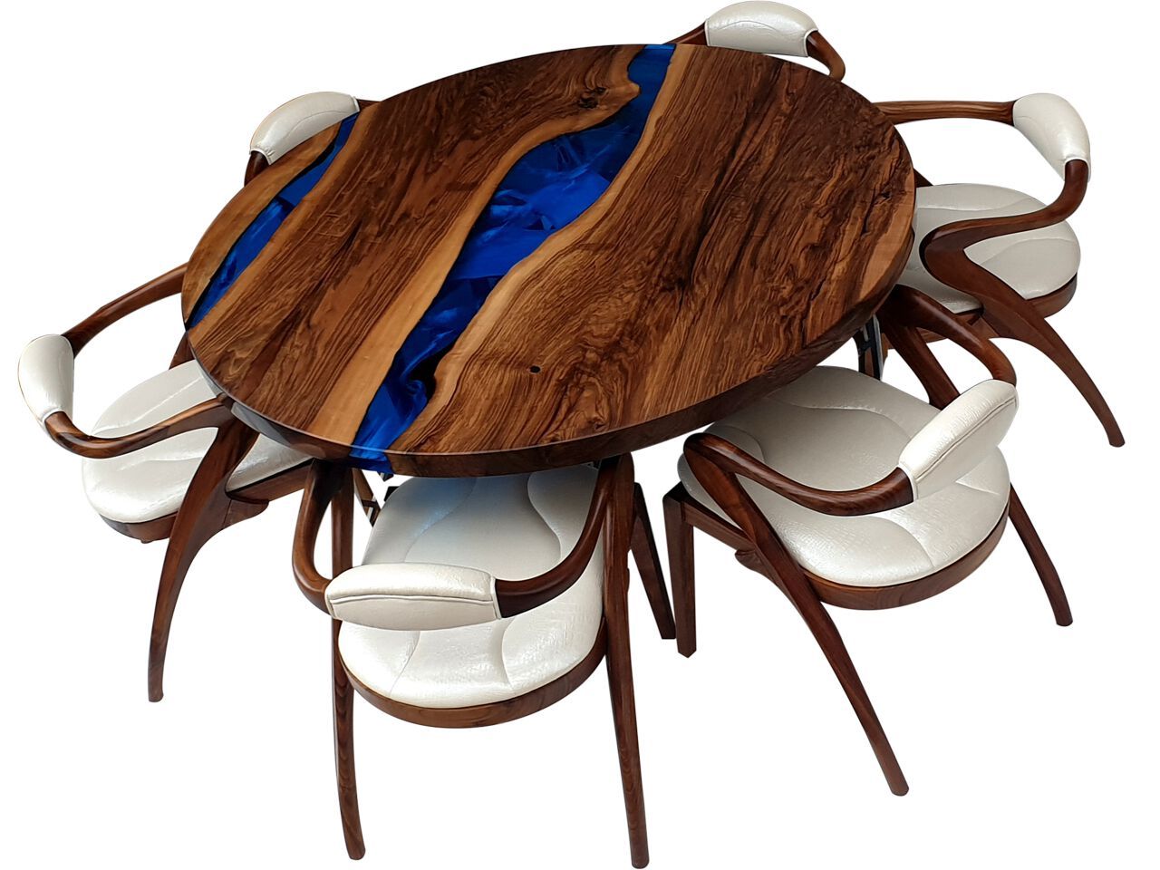 Обеденный набор из дерева и смолы Legnor LEG2408749 ARCH-00136320 - Вид №2