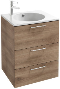 EB2530-R5-G1C Тумба под столешницу 60 см, 3 ящика, хромированная ручка JACOB DELAFON ODÉON RIVE GAUCHE