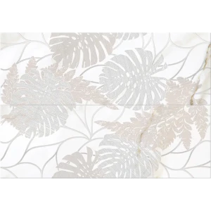 89070928 Панно настенное Calacatta Fern 48.7x70 см, цвет белый, 2 шт. STLM-0946196