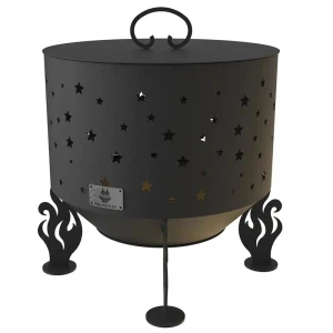 91415395 Костровая чаша Fire-House Звезды d 50 см с плоской крышкой 50x49 см STLM-1393435