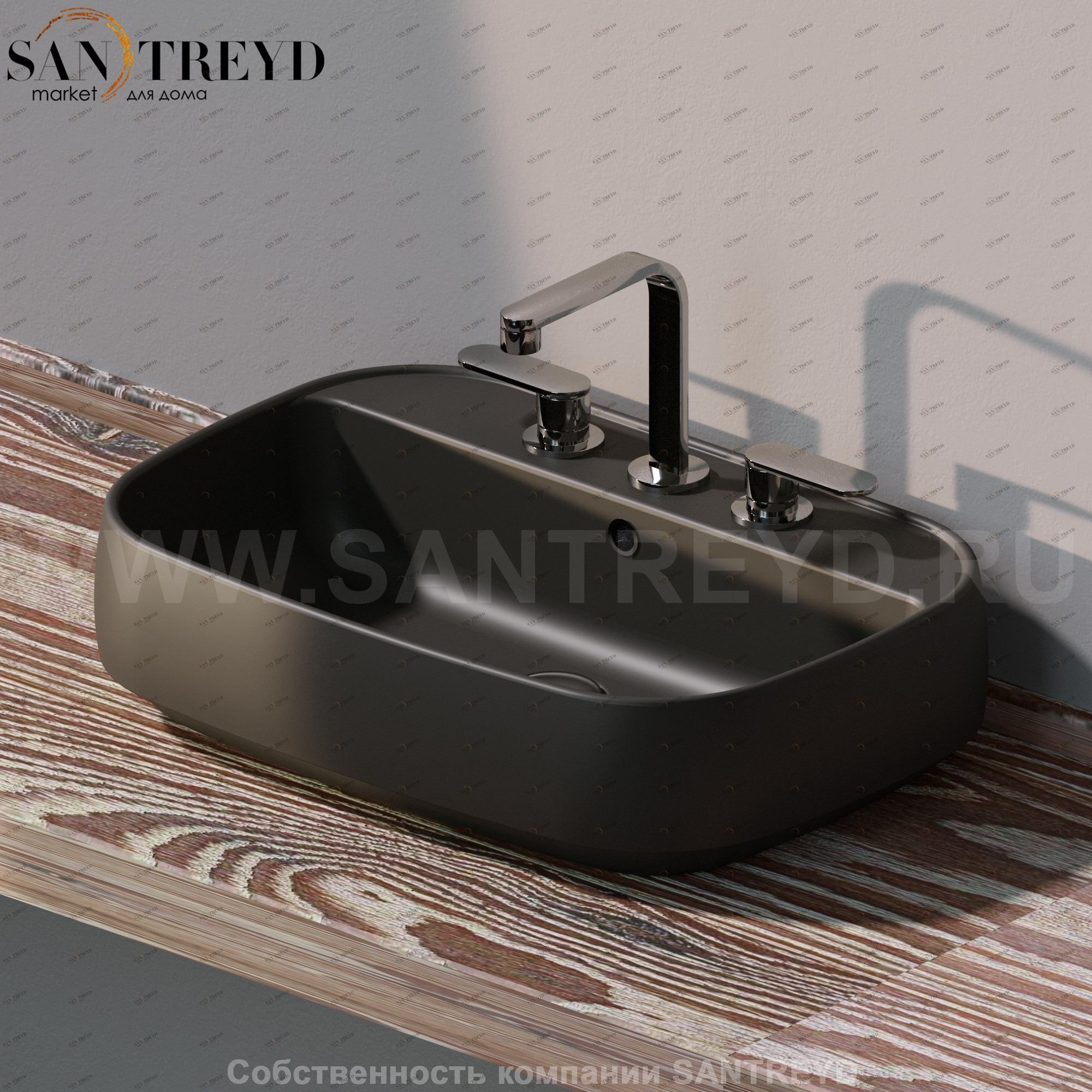 FG64L7006 Накладная раковина на столешницу  прямоугольная Ceramica Flaminia Flag