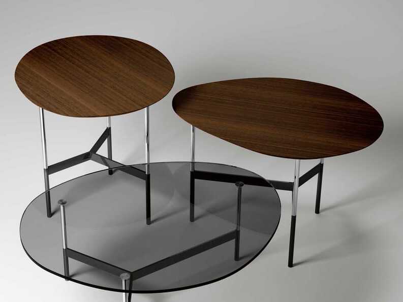 Журнальный столик с деревянным верхом In Stock Tonelli Design ARCH-00097633 - Вид №1