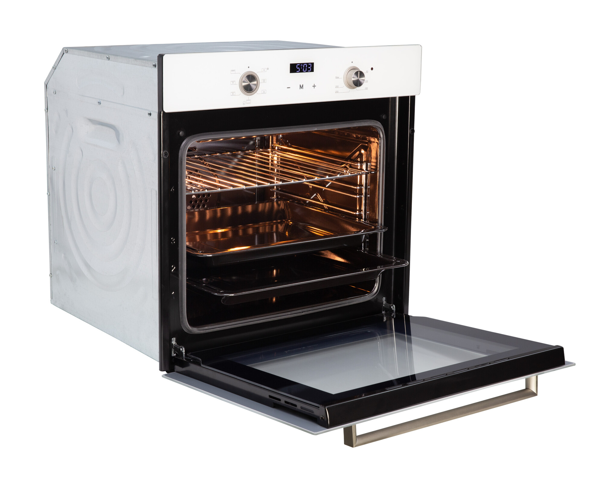 9909735 Электрический духовой шкаф Zigmund & Shtain E 153 W белый STDN-0000769 - Вид №2