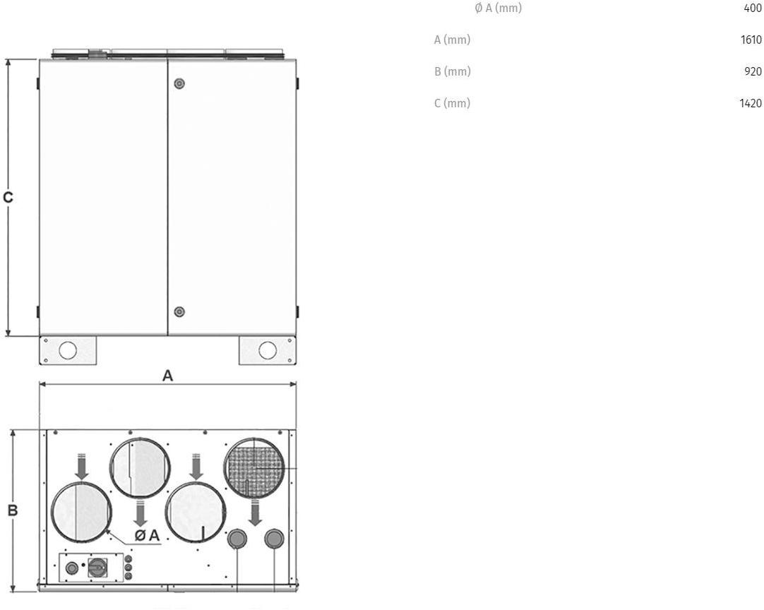 Vortice Рекуператор тепла промышленного назначения Vort nrg ecr 45409 - Вид №1
