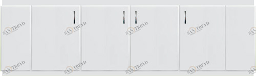 Экран МДФ 1,7 м  белый 9188 Santreyd 19250