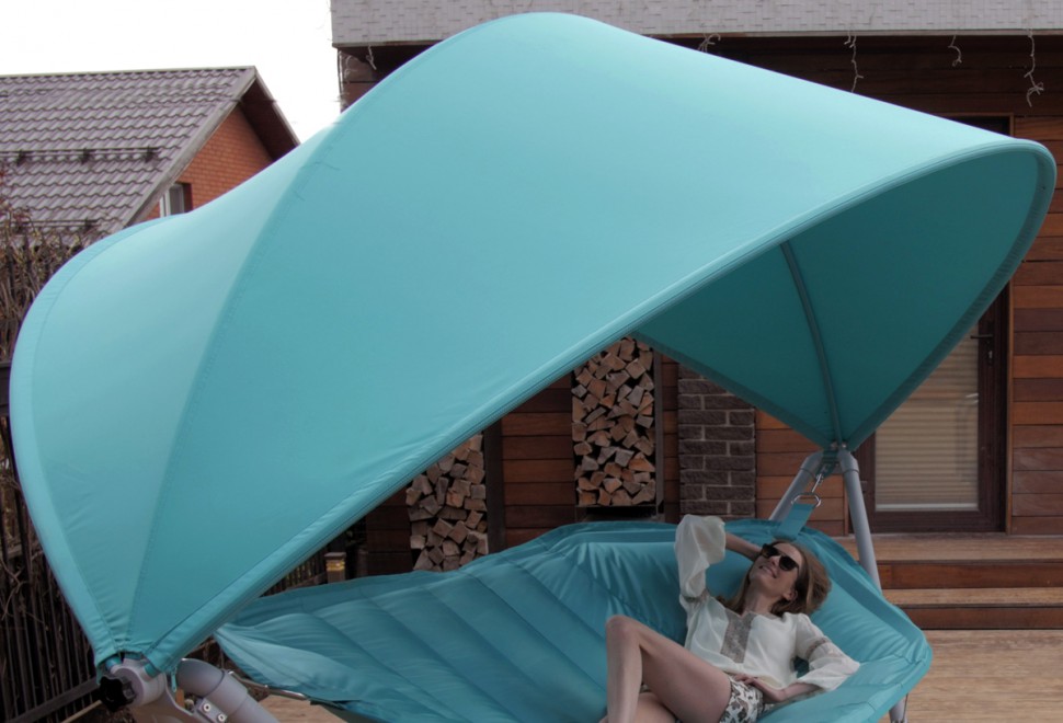 Подвесные Качели садовые гамак "Ибица" BESTA FIESTA  132507 Зеленый  - Вид №4