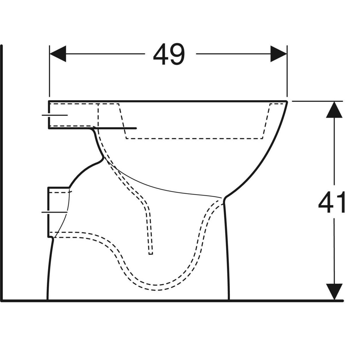 Туалет для ванной комнаты Geberit Fantasia ARCH-00095872 - Вид №4