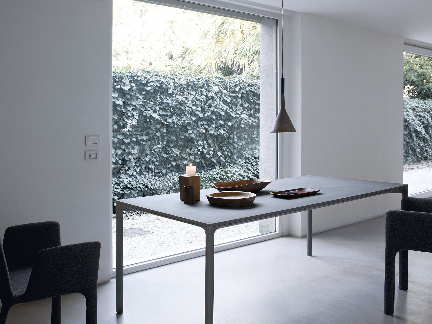 Прямоугольный бетонный стол Kristalia затирка ARCH-00104754 - Вид №5