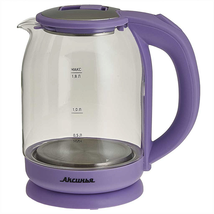 9050540 Электрочайник Аксинья КС-1018 фиолетовый STDN-0103045