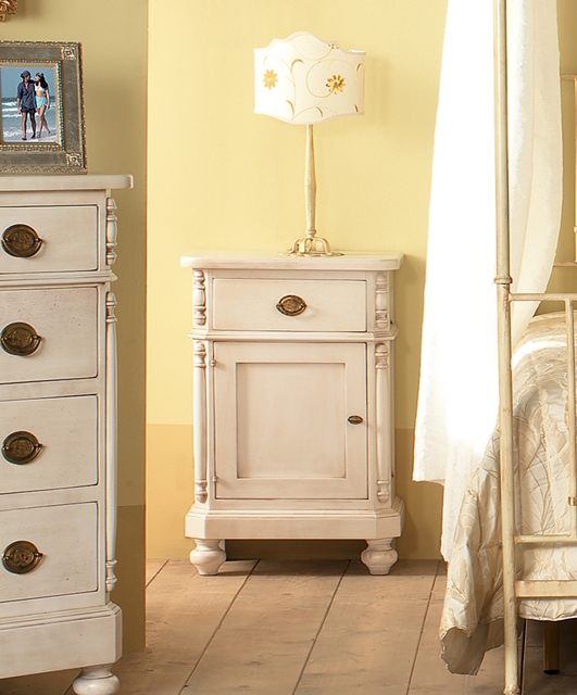 3872 Tifernoit Прикроватная тумбочка с одним ящиком, дверца Zona Notte 