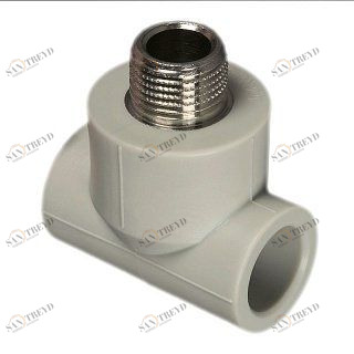 Тройник НР 20х1/2" полипропилен FV-PLAST 222520