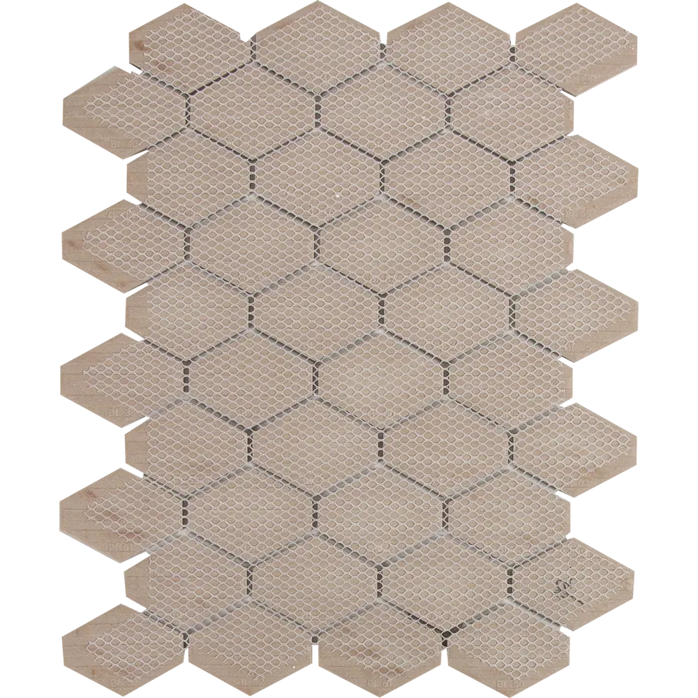 Фарфоровая мозаика ARTENS Flake в серых тонах с шестигранными элементами 82661945 STLM-0033159 - Вид №4