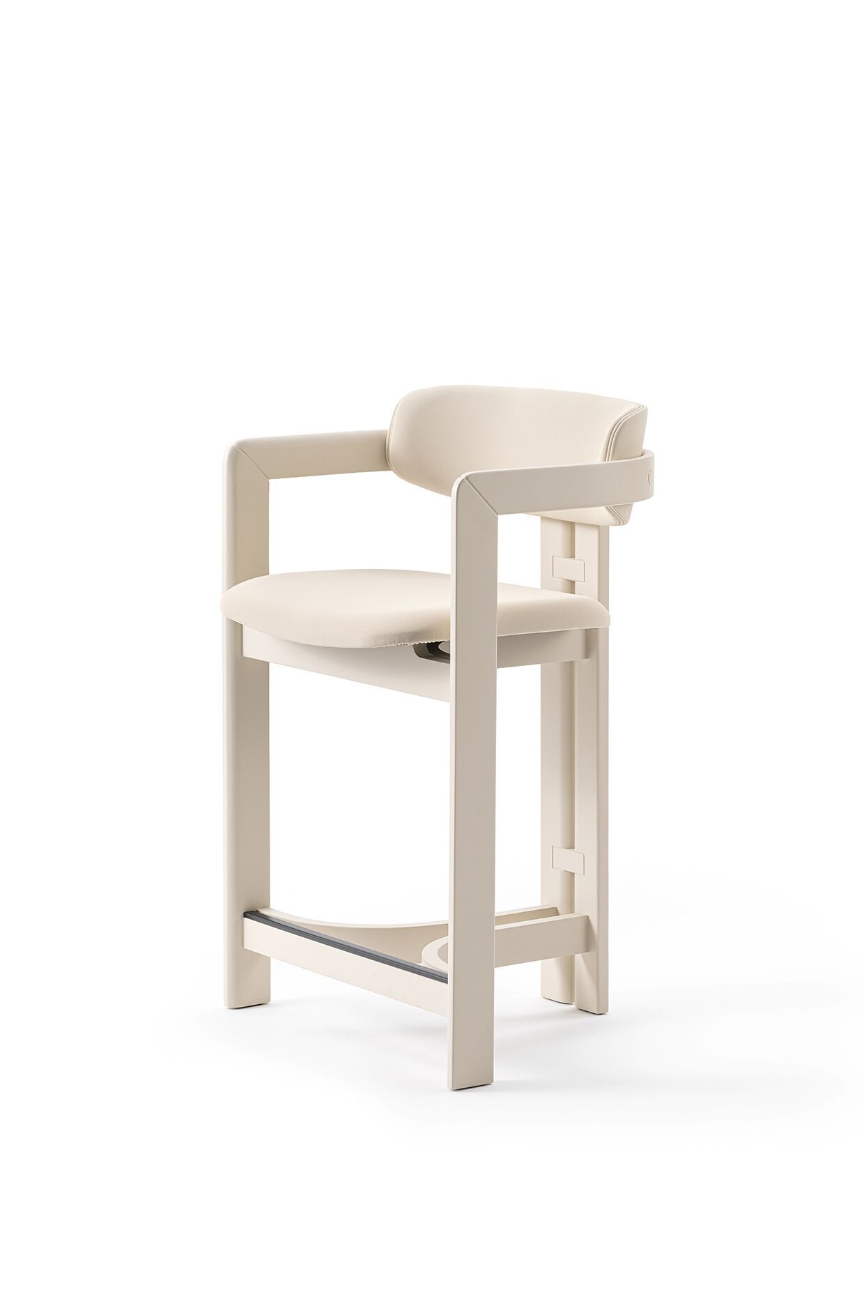 Высокий стул из массива дерева со спинкой Gallotti&Radice 0419 ARCH-00101472 - Вид №2