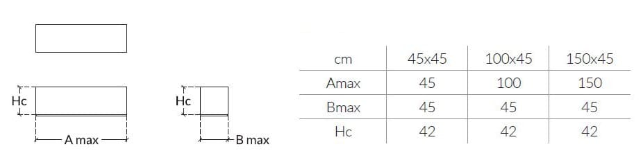 Изготовленный на заказ алюминиевый низкий плантатор UNOSIDER ARCH-00052761 - Вид №3