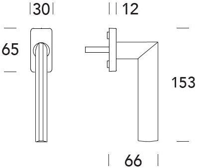 Reguitti Оконная ручка Zamak dk на розе Ixia Aj40dkq1588 - Вид №1