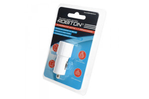 15906573 TwinUSB2400/AUTO , 4800 мА, с 2 USB входом, /12-24B/, BL1 13910 Robiton