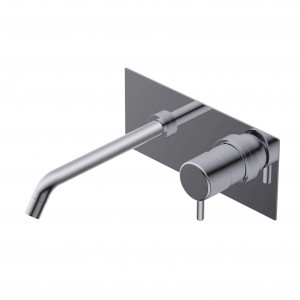 Q0BA6014SX Встраиваемый однорычажный смеситель для раковины Ritmonio Reverso