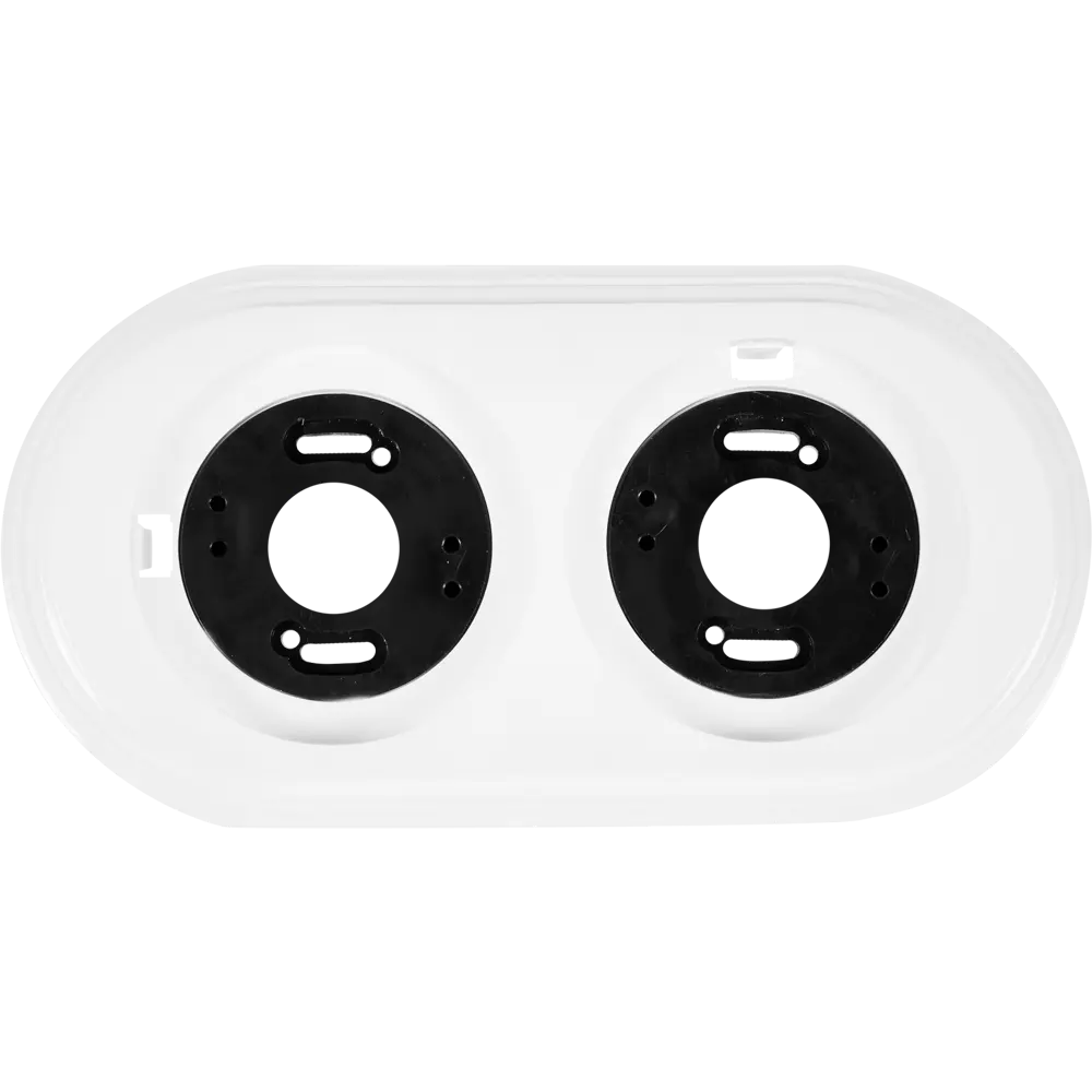 Рамка Electraline для розеток и выключателей - 2 поста, белая 18837790 Серия отсутствует STLM-0013129